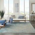 thumbnail image 1 of Nourison Passion Contemporary Navy Light Blue 6'7" x 9'6" Area Rug, (7x10), 1 of 8