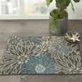 thumbnail image 1 of Nourison Passion Floral Charcoal/Blue 1'10" x 2'10" Area Rug, (2x3), 1 of 7