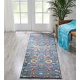 thumbnail image 1 of Nourison Passion Floral Denim 2'2" x 10' Area Rug, (2x10), 1 of 8