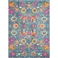 thumbnail image 1 of Nourison Passion Floral Denim 3'9" x 5'9" Area Rug, (4x6), 1 of 9