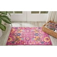 thumbnail image 1 of Nourison Passion Floral Fuchsia 1'10" x 2'10" Area Rug, (2x2), 1 of 6