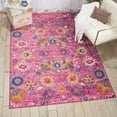 thumbnail image 1 of Nourison Passion Floral Fuchsia 3'9" x 5'9" Area Rug, (4x6), 1 of 6