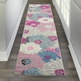 thumbnail image 1 of Nourison Passion Floral Grey 2'2" x 10' Area Rug, (2x10), 1 of 7