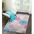 thumbnail image 1 of Nourison Passion Floral Grey 3'9" x 5'9" Area Rug, (4x6), 1 of 7