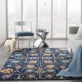 thumbnail image 1 of Nourison Passion Floral Navy 3'9" x 5'9" Area Rug, (4x6), 1 of 8