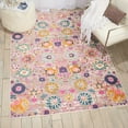thumbnail image 1 of Nourison Passion Floral Silver 3'9" x 5'9" Area Rug, (4x6), 1 of 6