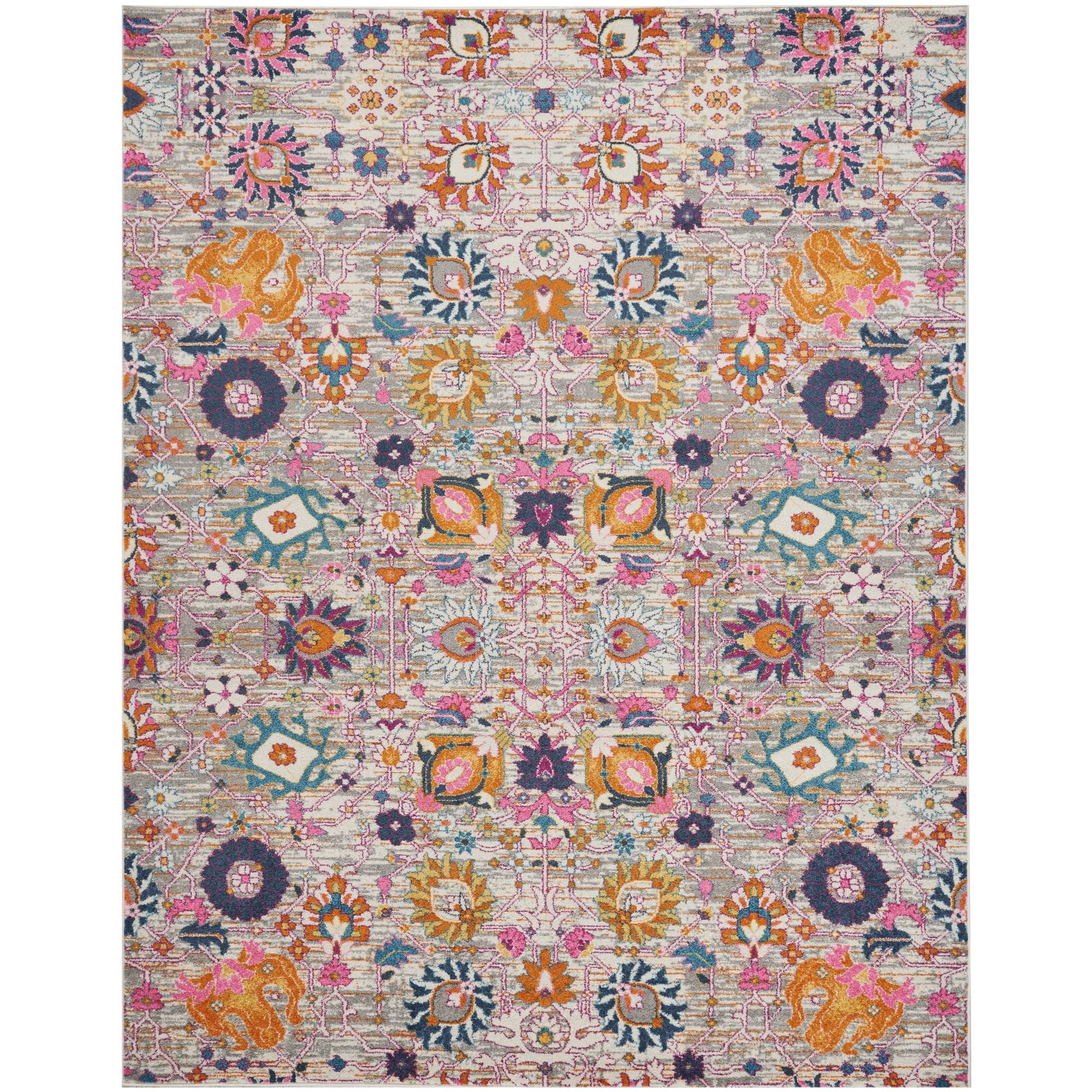 Nourison Passion 8' x 10' Silver Bohemian Indoor Rug