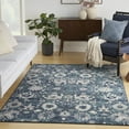 thumbnail image 1 of Nourison Passion Floral Surf 5'3" x 7'3" Area Rug, (5x7), 1 of 8