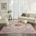 thumbnail image 1 of Nourison Passion Grey/Multicolor 8' x 10' Area Rug, Traditional, Persian, Bed Room, Living Room, Dining Room, Kitchen, , Easy Cleaning, Non Shedding (8' x 10'), 1 of 8