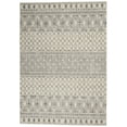 thumbnail image 1 of Nourison Passion Diamond Geometric Indoor Rug Ivory/Grey 3'9" x 5'9", 1 of 10