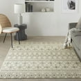 thumbnail image 1 of Nourison Passion Ivory/Grey 5'3" x 7'3" Area Rug, Moroccan, Farmhouse, Bed Room, Living Room, Dining Room, Kitchen, , Easy Cleaning, Non Shedding (5' x 7'), 1 of 9