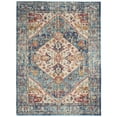 thumbnail image 1 of Nourison Passion Modern Bohemian Area Rug Ivory/Light Blue 5'3" x 7'3", 1 of 10