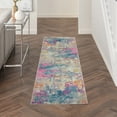 thumbnail image 1 of Nourison Passion Ivory/Multi 2'2" x 10' Area Rug, Painterly, Boho, Bed Room, Living Room, Dining Room, Kitchen, , Easy Cleaning, Non Shedding (10' Runner), 1 of 8