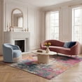 thumbnail image 1 of Nourison Passion Modern Painterly Indoor Area Rug Ivory Multicolor 5'3" x 7'3", 1 of 13