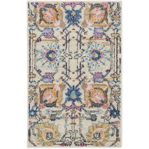 Nourison Passion Bohemian Indoor Rug Ivory Multicolor 1'10" x 2'10"
