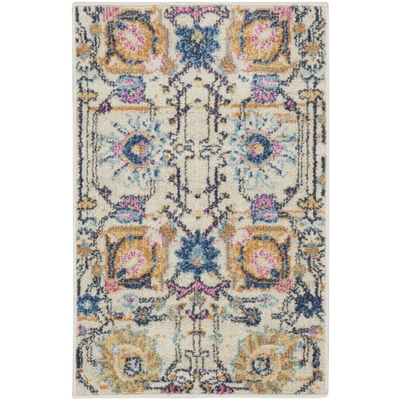 Nourison Passion Bohemian Indoor Rug Ivory Multicolor 1'10" x 2'10"