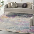 thumbnail image 1 of Nourison Passion Modern Ivory Multicolor 8' x  Square Area Rug  (8 Square), 1 of 9
