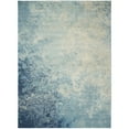 thumbnail image 1 of Nourison Passion Modern Shaded Navy/Light Blue Area Rug, 1 of 9