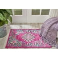thumbnail image 1 of Nourison Passion Persian Fuchsia 1'10" x 2'10" Area Rug, (2x2), 1 of 6