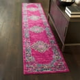 thumbnail image 1 of Nourison Passion Persian Fuchsia 2'2" x 10' Area Rug, (2x10), 1 of 7