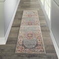 thumbnail image 1 of Nourison Passion Persian Grey 2'2" x 7'6" Area Rug, (2x8), 1 of 7