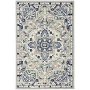 Nourison Passion Persian Grey/Beige 1'10" x 2'10" Area Rug, (2x3)