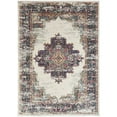 thumbnail image 1 of Nourison Passion Persian Ivory Blue 8' x 10' Area Rug, (8x10), 1 of 10
