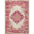 thumbnail image 1 of Nourison Passion Persian Ivory/Fuchsia 5'3" x 7'3" Area Rug, (5x7), 1 of 10