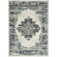 thumbnail image 1 of Nourison Passion Persian Ivory/Grey/Blue 5'3" x 7'3" Area Rug, (5x7), 1 of 10