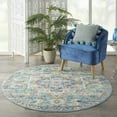 thumbnail image 1 of Nourison Passion Persian Ivory/Light Blue 4' x ROUND Area Rug, (4 Round), 1 of 8