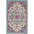 thumbnail image 1 of Nourison Passion Transitional Indoor Rug Ivory/Multi 1'10" x 2'10", 1 of 9
