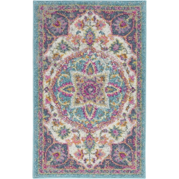 Nourison Passion Transitional Indoor Rug Ivory/Multi 1'10" x 2'10"