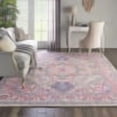 thumbnail image 1 of Nourison Passion Persian Light Grey/Pink 8' X 10' Area Rug, (8x10), 1 of 8