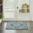 thumbnail image 1 of Nourison Passion Persian Turquoise Grey 1'10" x 2'10" Area Rug, (2x3), 1 of 7