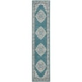 thumbnail image 1 of Nourison Passion Persian Turquoise Grey 2'2" x 10' Area Rug, (2x10), 1 of 8