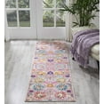 thumbnail image 1 of Nourison Passion Silver 1'10" x 6' Area Rug, Boho, Moroccan, Bed Room, Living Room, Dining Room, Kitchen, , Easy Cleaning, Non Shedding (6' Runner), 1 of 6