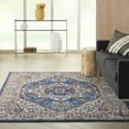 thumbnail image 1 of Nourison Passion Traditional Blue/Multicolor 5'3" x 7'3" Area Rug, (5x7), 1 of 9