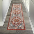 thumbnail image 1 of Nourison Passion Traditional Red Multi Colored 2'2" x 7'6" Area Rug, (2x8), 1 of 8