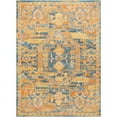 thumbnail image 1 of Nourison Passion Traditional Teal/Sun 5'3" x 7'3" Area Rug, (5x7), 1 of 7