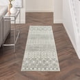 thumbnail image 1 of Nourison Passion Transitional Ivory/Grey 2'2" x 7'6" Area Rug, (2x8), 1 of 8