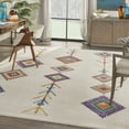 thumbnail image 1 of Nourison Passion Transitional Ivory/Multi 8' x 10' Area Rug, (8x10), 1 of 9