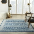 thumbnail image 1 of Nourison Passion Transitional Navy Blue 5'3" x 7'3" Area Rug, (5x7), 1 of 9