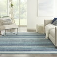 thumbnail image 1 of Nourison Passion Tribal Navy Blue 6' x 9' Area Rug (6x9), 1 of 8