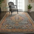 thumbnail image 1 of Nourison Passionate Persian Grey 6'7" x 9'6" Area Rug, (7x10), 1 of 9