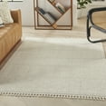 thumbnail image 1 of Nourison Paxton Modern & Contemporary Ivory 4' x 6'2" Area Rug, (4x8), 1 of 8
