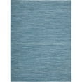 thumbnail image 1 of Nourison Pelle Hand-Woven Turquoise Area Rug, 1 of 2