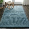 thumbnail image 1 of Nourison Perris Solid Denim 3'9" x 5'9" Area Rug, (4x6), 1 of 9
