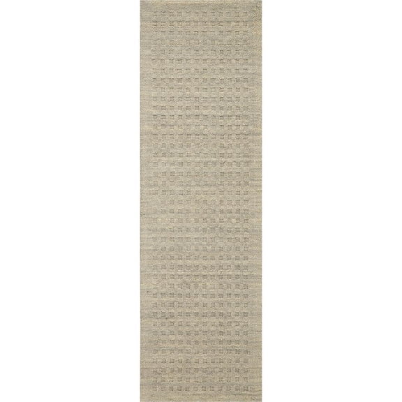 Nourison Perris Solid Taupe 2'3" x 8' Area Rug, (2x8)