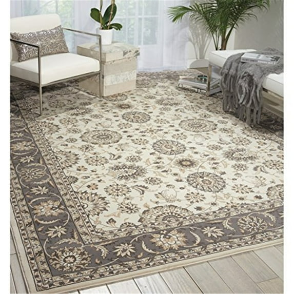 Nourison Persian Crown Iv/Grey Area Rug PC002 3'9" x 5'9"