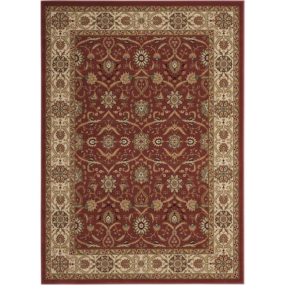 Nourison Persian Crown Brick Area Rug PC001 5'3" x 7'4"